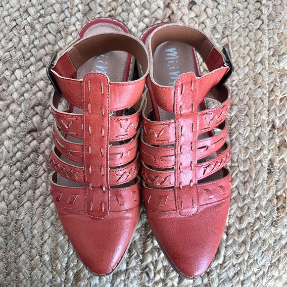 Mi.iM Size 6 Eleanor Leather Sandal Ankle Strap Summer Shoe Boho - Picture 4 of 7